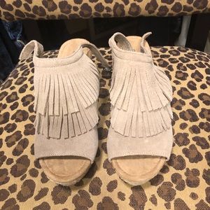Minnetonka Fringe Wedges